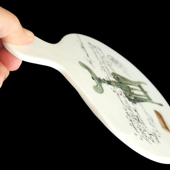 Opificio Etico Ceramic Cheese Antipasti Cutting Board Wine Theme Made in Italy - Picture 2 of 11